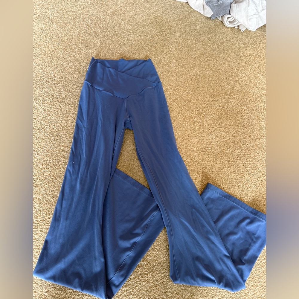 Aerie Blue Wide-Leg Leggings